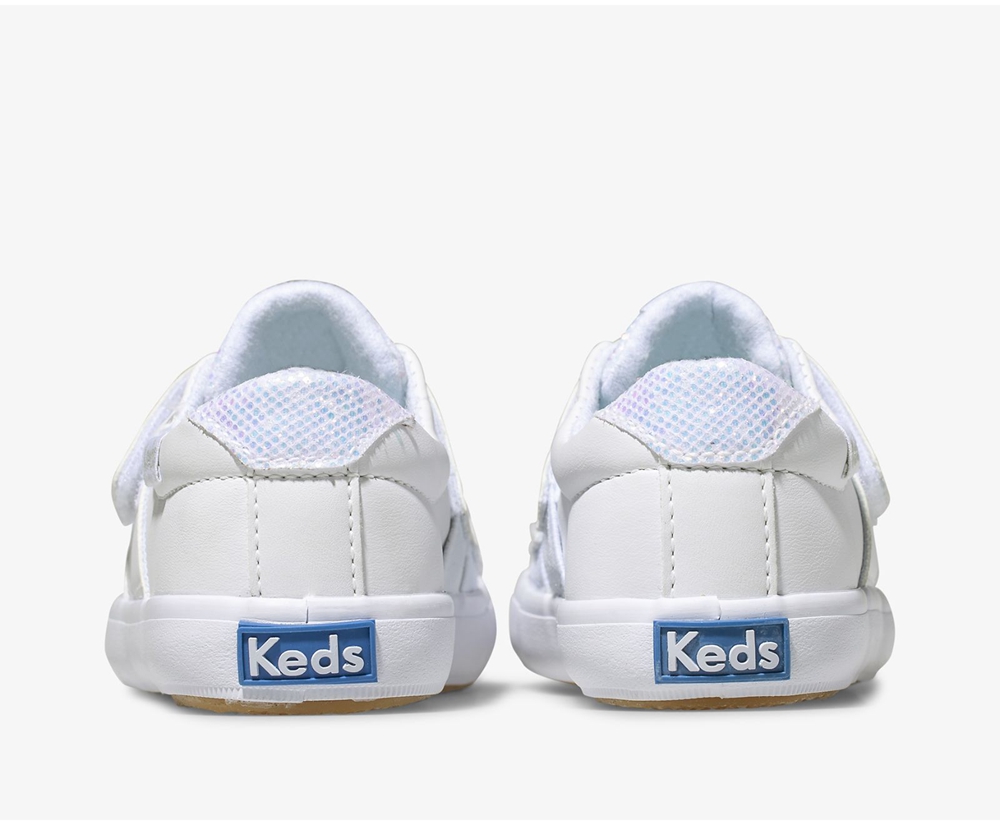 Slip Ons Keds Niña Blancos - Courtney - 4370-RIBDM